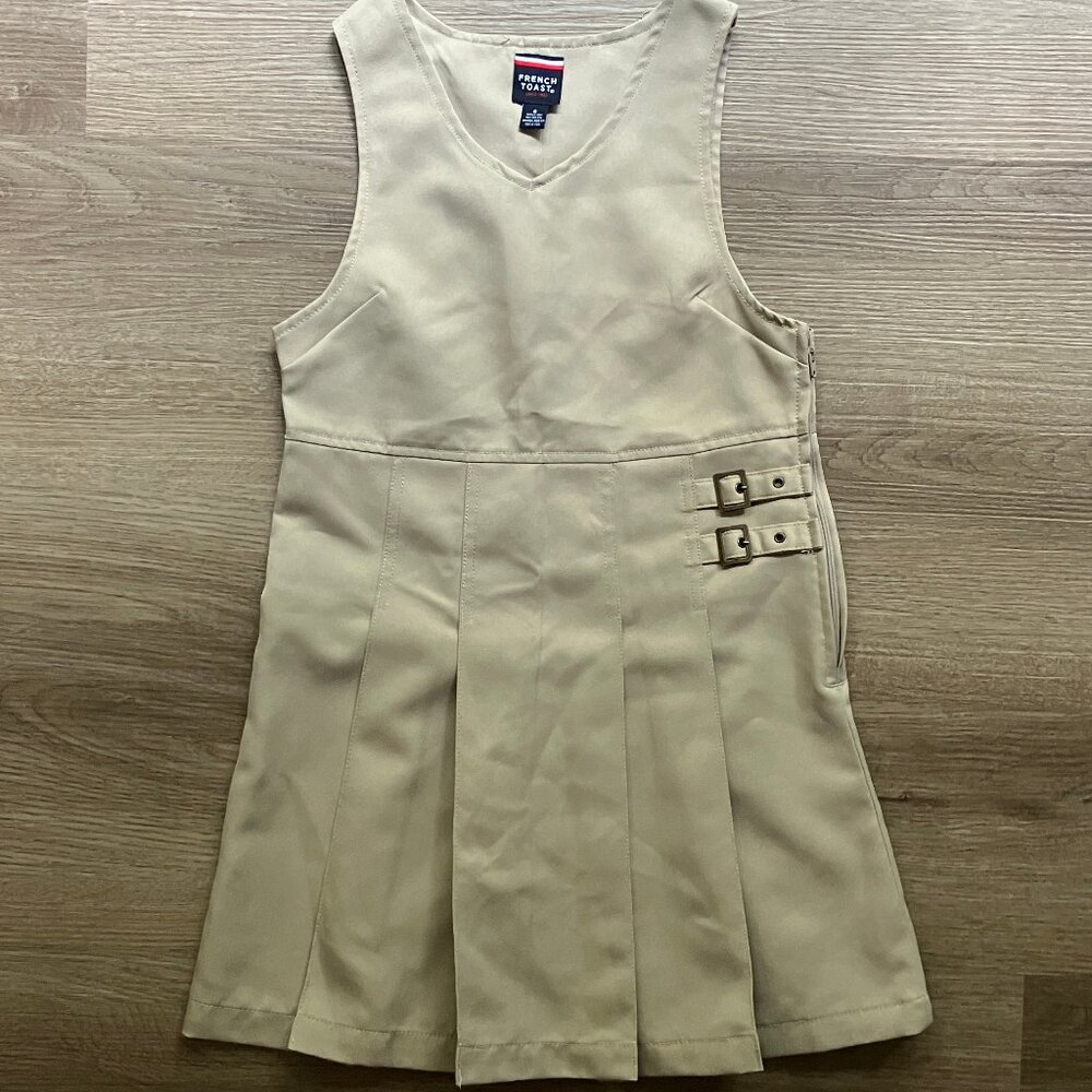 7/8 The Children's Place 2-in-1 Navy Dress* + French Toast Double Buckle Jumper - Picture 3 of 4